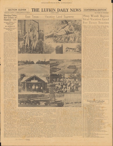 Lufkin Centennial Edition of the Lufkin News, 1936 08 16 11