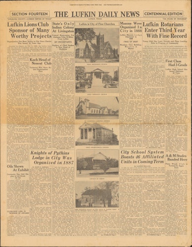 Lufkin Centennial Edition of the Lufkin News, 1936 08 16 14