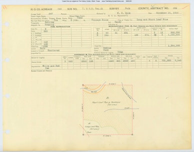 0006 Abstract 652, I.G.N. Railway Company Survey, Polk County