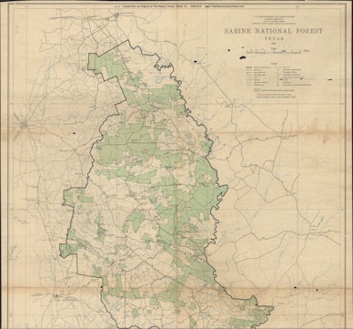Sabine_National_Forest_1942_Map_North