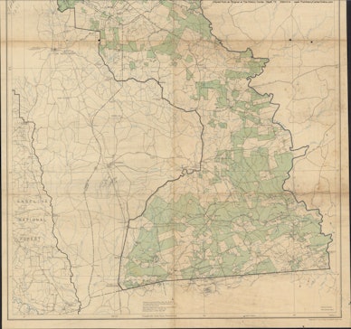 Sabine_National_Forest_Map_1942_Southern