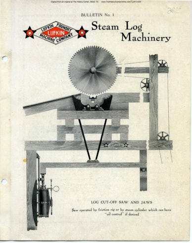 01 Bulletin 1, Steam Log Machinery
