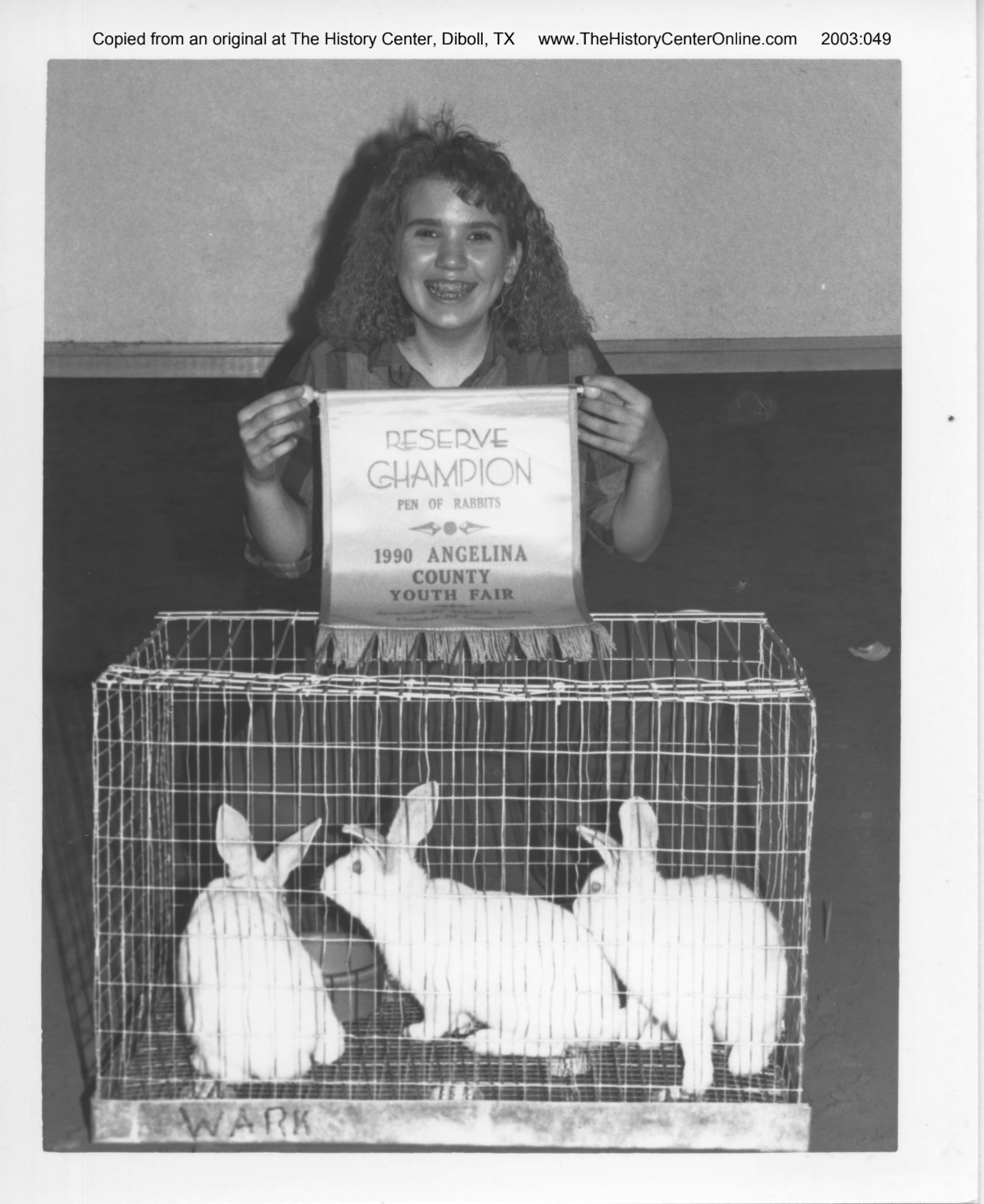 1990 Angelna County Youth Fair Susan Wark