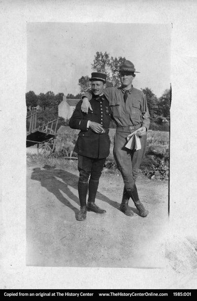03 T.L.L. Temple, Jr. in France during WWI